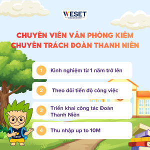 CHUYÊN VIÊN VĂN PHÒNG KIÊM CHUYÊN TRÁCH ĐOÀN THANH NIÊN