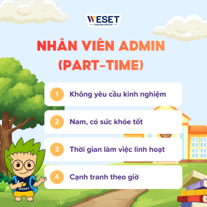 NHÂN VIÊN ADMIN (PART-TIME) (1)