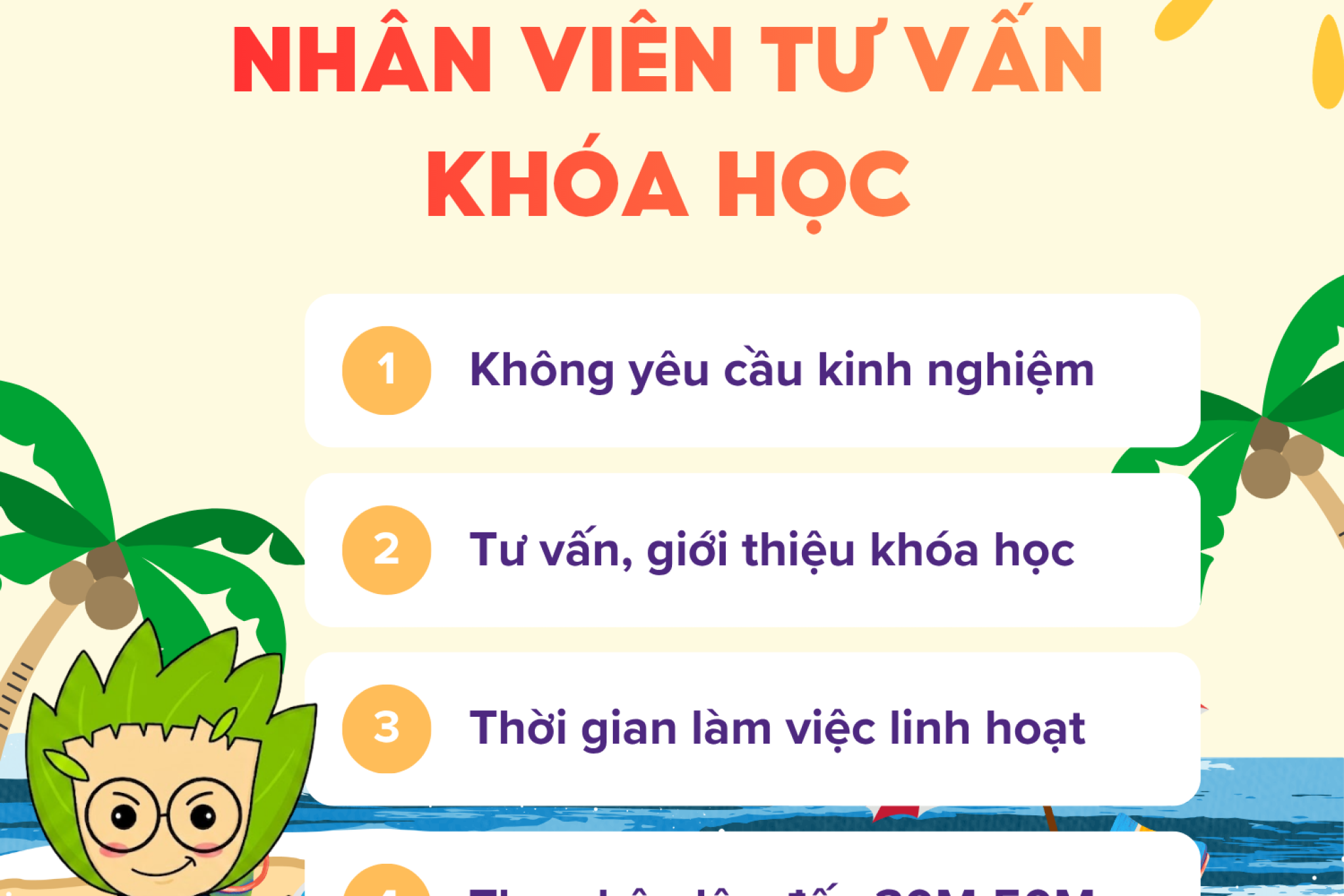 NHÂN VIÊN TƯ VẤN KHÓA HỌC