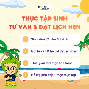 THỰC TẬP SINH TƯ VẤN & đặt lịch hẹn