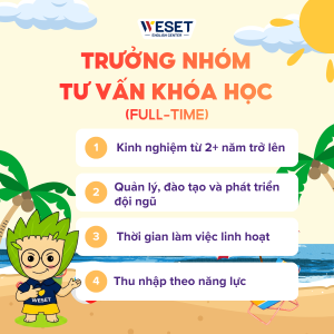 TRƯỞNG NHÓM tư vấn khóa HỌc