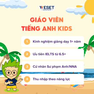 giáo viên tiếng anh KIDS